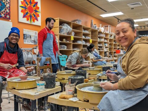 Adult Pottery Wheel I: Spring II 2025, 7 weeks Tuesday PM | Cream City Clay