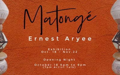 Matonge Solo Exhibit and Workshop by Ernest Aryee